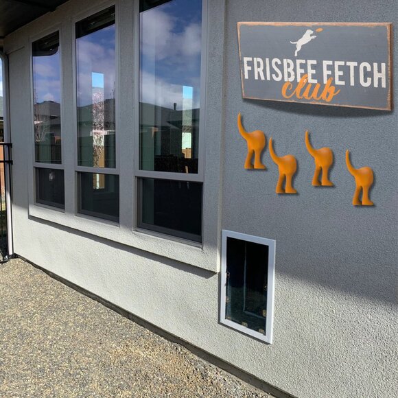 NEW Seven Anchor Designs XL 10x20” Frisbee Fetch Club Wooden Painted Wall Art - Picture 2 of 3